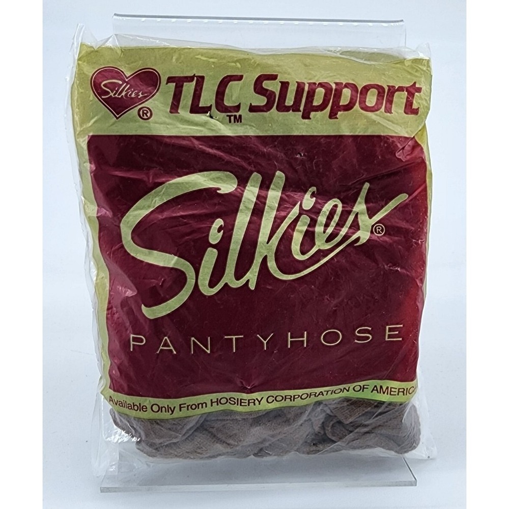 Silkies TLC Support Pantyhose Total Leg Control Style 307 Mocha Size Medium 1994